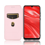 Struttura in fibra di carbonio Flip orizzontale magnetico Custodia in pelle TPU + PC + PU con slot per schede, For Huawei Honor 10i / 20i, For Huawei Honor 20 / nova 5T, For Huawei nova 7 SE / P40 Lite 5G, For Huawei nova 6 4G