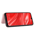 Struttura in fibra di carbonio Flip orizzontale magnetico Custodia in pelle TPU + PC + PU con slot per schede, For Huawei Honor 10i / 20i, For Huawei Honor 20 / nova 5T, For Huawei nova 7 SE / P40 Lite 5G, For Huawei nova 6 4G