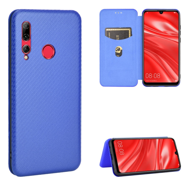 Struttura in fibra di carbonio Flip orizzontale magnetico Custodia in pelle TPU + PC + PU con slot per schede, For Huawei Honor 10i / 20i, For Huawei Honor 20 / nova 5T, For Huawei nova 7 SE / P40 Lite 5G, For Huawei nova 6 4G
