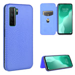 Struttura in fibra di carbonio Flip orizzontale magnetico Custodia in pelle TPU + PC + PU con slot per schede, For Huawei Honor 10i / 20i, For Huawei Honor 20 / nova 5T, For Huawei nova 7 SE / P40 Lite 5G, For Huawei nova 6 4G