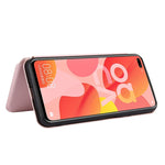 Struttura in fibra di carbonio Flip orizzontale magnetico Custodia in pelle TPU + PC + PU con slot per schede, For Huawei nova 6 5G, For Huawei nova 7 Pro 5G, For Huawei nova 7 5G, For Huawei P Smart Z / Y9 Prime (2019)