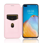 Struttura in fibra di carbonio Flip orizzontale magnetico Custodia in pelle TPU + PC + PU con slot per schede, For Huawei P40, For Huawei Y6p, For Huawei Y8p / Enjoy 10S, For Huawei Honor 9X Lite