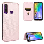 Struttura in fibra di carbonio Flip orizzontale magnetico Custodia in pelle TPU + PC + PU con slot per schede, For Huawei P40, For Huawei Y6p, For Huawei Y8p / Enjoy 10S, For Huawei Honor 9X Lite