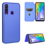 Struttura in fibra di carbonio Flip orizzontale magnetico Custodia in pelle TPU + PC + PU con slot per schede, For Huawei P40, For Huawei Y6p, For Huawei Y8p / Enjoy 10S, For Huawei Honor 9X Lite