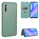 Struttura in fibra di carbonio Flip orizzontale magnetico Custodia in pelle TPU + PC + PU con slot per schede, For Huawei P40, For Huawei Y6p, For Huawei Y8p / Enjoy 10S, For Huawei Honor 9X Lite