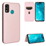 Struttura in fibra di carbonio Flip orizzontale magnetico Custodia in pelle TPU + PC + PU con slot per schede, For Huawei P40, For Huawei Y6p, For Huawei Y8p / Enjoy 10S, For Huawei Honor 9X Lite