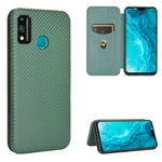 Struttura in fibra di carbonio Flip orizzontale magnetico Custodia in pelle TPU + PC + PU con slot per schede, For Huawei P40, For Huawei Y6p, For Huawei Y8p / Enjoy 10S, For Huawei Honor 9X Lite