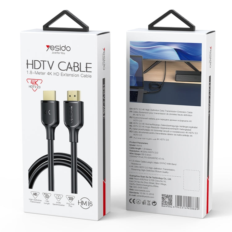 Cavo di prolunga HDMI HD HM16 4K 30Hz Yesido, HM16