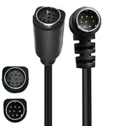 Cavo adattatore audio TV curvo mini DIN 8 pin Cavo TV Box S-Video, 0.5m, 1.8m, 3m