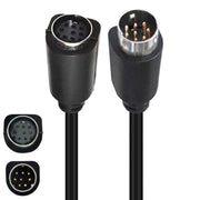 Cavo adattatore audio TV mini DIN 8 pin da 90 gradi Cavo TV Box S-Video, 0.5m, 1.8m, 3m