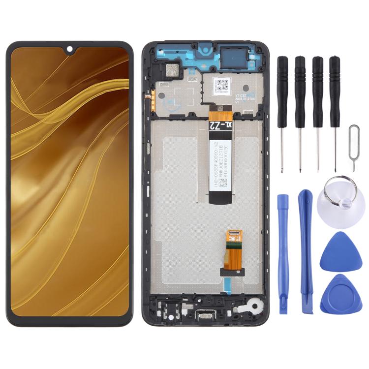 Complete OEM LCD Screen Digitizer with Frame, For Xiaomi Redmi A4, For Xiaomi Redmi A3 Pro, For Xiaomi Poco C75, For Xiaomi Redmi 14R, For Xiaomi Redmi 14C 4G, For Xiaomi Redmi 13 5G, For Xiaomi Poco M6 4G, For Xiaomi Poco M6 Plus