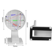 5 pz. Supporto da parete universale in plastica per telecamera di sorveglianza a semisfera, 1258S, 1258B, 1258