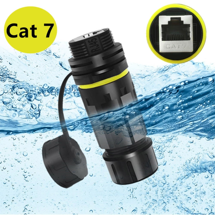 Accoppiatore Ethernet in rame puro schermato RJ45 Cat7 a porta singola, connettore LAN impermeabile, RJ45 Waterproof Coupler  With Protective Cover