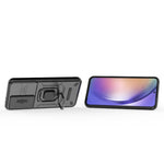 Custodia antiurto per telefono scorrevole Camshield TPU + PC con supporto, For Samsung Galaxy A36 5G