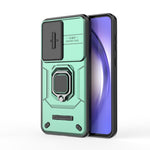 Custodia antiurto per telefono scorrevole Camshield TPU + PC con supporto, For Samsung Galaxy A36 5G