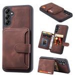 Custodia per telefono con porta carte in PU antifurto RFID Skin Feel Dream, For Samsung Galaxy S26+ 5G, For Samsung Galaxy S26 Ultra 5G, For Samsung Galaxy S26 5G, For Samsung Galaxy S25 5G, For Samsung Galaxy S25+ 5G, For Samsung Galaxy S25 Ultra 5G