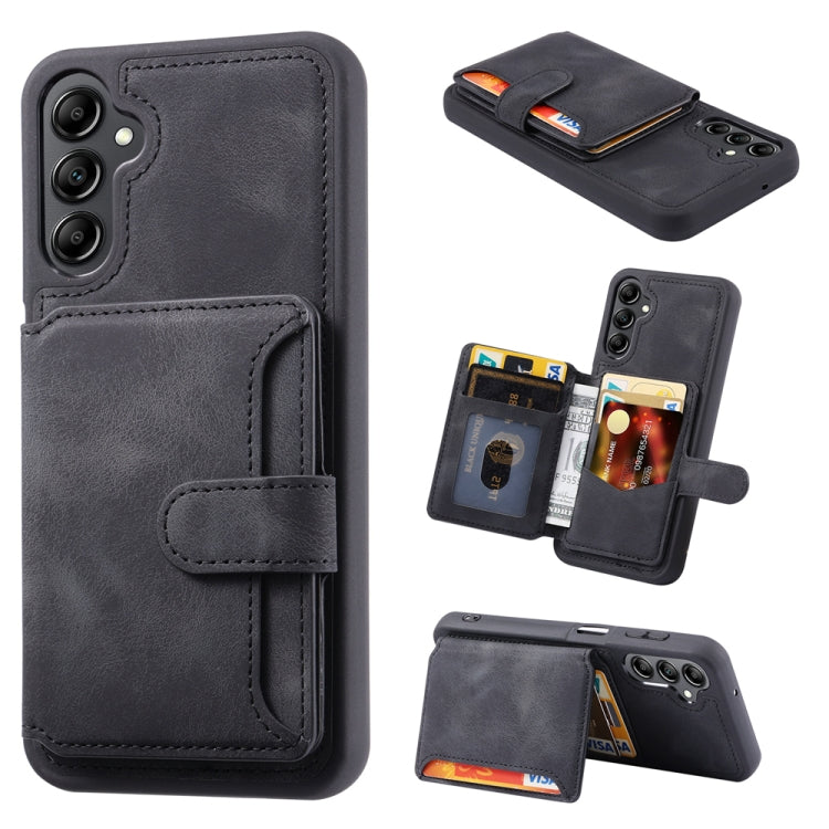 Custodia per telefono con porta carte in PU antifurto RFID Skin Feel Dream, For Samsung Galaxy S26+ 5G, For Samsung Galaxy S26 Ultra 5G, For Samsung Galaxy S26 5G, For Samsung Galaxy S25 5G, For Samsung Galaxy S25+ 5G, For Samsung Galaxy S25 Ultra 5G
