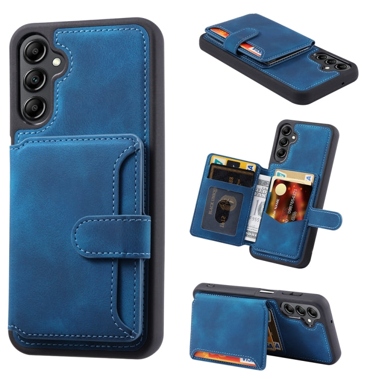 Custodia per telefono con porta carte in PU antifurto RFID Skin Feel Dream, For Samsung Galaxy S26+ 5G, For Samsung Galaxy S26 Ultra 5G, For Samsung Galaxy S26 5G, For Samsung Galaxy S25 5G, For Samsung Galaxy S25+ 5G, For Samsung Galaxy S25 Ultra 5G