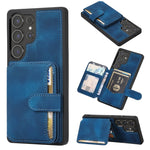 Custodia per telefono con porta carte in PU antifurto RFID Skin Feel Dream, For Samsung Galaxy S26+ 5G, For Samsung Galaxy S26 Ultra 5G, For Samsung Galaxy S26 5G, For Samsung Galaxy S25 5G, For Samsung Galaxy S25+ 5G, For Samsung Galaxy S25 Ultra 5G