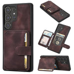 Custodia per telefono con porta carte in PU antifurto RFID Skin Feel Dream, For Samsung Galaxy S26+ 5G, For Samsung Galaxy S26 Ultra 5G, For Samsung Galaxy S26 5G, For Samsung Galaxy S25 5G, For Samsung Galaxy S25+ 5G, For Samsung Galaxy S25 Ultra 5G