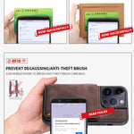 Custodia per telefono con porta carte in PU antifurto RFID Skin Feel Dream, For Samsung Galaxy S26+ 5G, For Samsung Galaxy S26 Ultra 5G, For Samsung Galaxy S26 5G, For Samsung Galaxy S25 5G, For Samsung Galaxy S25+ 5G, For Samsung Galaxy S25 Ultra 5G