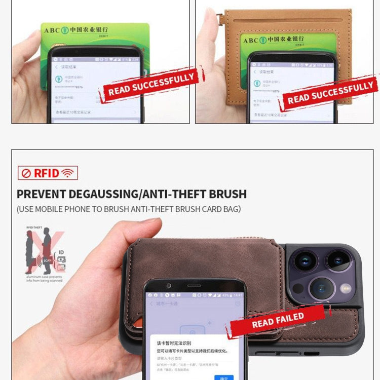 Custodia per telefono con porta carte in PU antifurto RFID Skin Feel Dream, For Samsung Galaxy S26+ 5G, For Samsung Galaxy S26 Ultra 5G, For Samsung Galaxy S26 5G, For Samsung Galaxy S25 5G, For Samsung Galaxy S25+ 5G, For Samsung Galaxy S25 Ultra 5G
