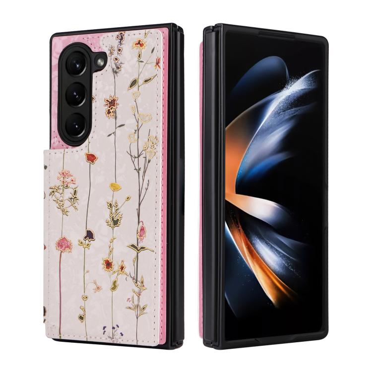 Custodia antifurto RFID con doppia fibbia stampata per telefono, For Galaxy Z Fold5, For Galaxy Z Flip5