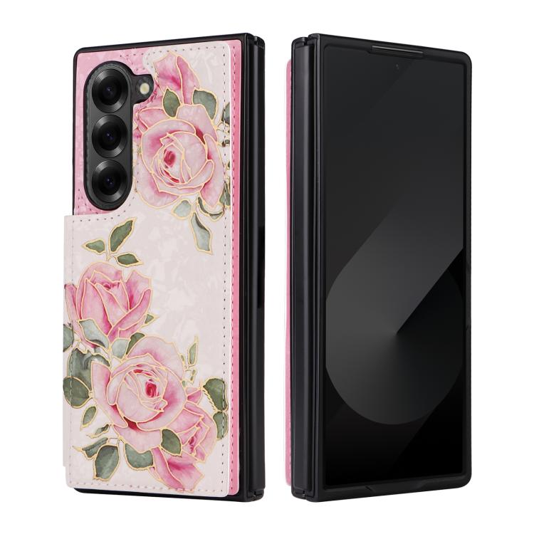 Custodia antifurto RFID con doppia fibbia stampata per telefono, For Galaxy Z Fold8 Ultra 5G, For Galaxy Z Flip8 5G, For Galaxy Z Flip6 / Flip7 FE, For Galaxy Z Fold7 5G, For Galaxy Z Flip7 5G, For Galaxy Z Fold6