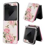 Custodia antifurto RFID con doppia fibbia stampata per telefono, For Galaxy Z Fold5, For Galaxy Z Flip5