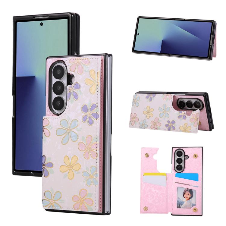 Custodia antifurto RFID con doppia fibbia stampata per telefono, For Galaxy Z Fold8 Ultra 5G, For Galaxy Z Flip8 5G, For Galaxy Z Flip6 / Flip7 FE, For Galaxy Z Fold7 5G, For Galaxy Z Flip7 5G, For Galaxy Z Fold6