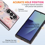 Custodia antifurto RFID con doppia fibbia stampata per telefono, For Galaxy Z Fold8 Ultra 5G, For Galaxy Z Flip8 5G, For Galaxy Z Flip6 / Flip7 FE, For Galaxy Z Fold7 5G, For Galaxy Z Flip7 5G, For Galaxy Z Fold6