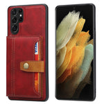 Custodia per telefono in TPU ibrido PU con slot per carte in pelle di vitello, For Samsung Galaxy S26+ 5G, For Samsung Galaxy S26 Ultra 5G, For Samsung Galaxy S26 5G, For Samsung Galaxy S25 5G, For Samsung Galaxy S25+ 5G, For Samsung Galaxy S25 Ultra 5G