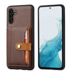 Custodia per telefono in TPU ibrido PU con slot per carte in pelle di vitello, For Samsung Galaxy S26+ 5G, For Samsung Galaxy S26 Ultra 5G, For Samsung Galaxy S26 5G, For Samsung Galaxy S25 5G, For Samsung Galaxy S25+ 5G, For Samsung Galaxy S25 Ultra 5G