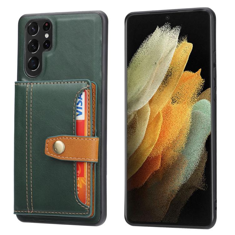 Custodia per telefono in TPU ibrido PU con slot per carte in pelle di vitello, For Samsung Galaxy S26+ 5G, For Samsung Galaxy S26 Ultra 5G, For Samsung Galaxy S26 5G, For Samsung Galaxy S25 5G, For Samsung Galaxy S25+ 5G, For Samsung Galaxy S25 Ultra 5G