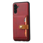 Custodia per telefono in TPU ibrido PU con slot per carte in pelle di vitello, For Samsung Galaxy S26+ 5G, For Samsung Galaxy S26 Ultra 5G, For Samsung Galaxy S26 5G, For Samsung Galaxy S25 5G, For Samsung Galaxy S25+ 5G, For Samsung Galaxy S25 Ultra 5G
