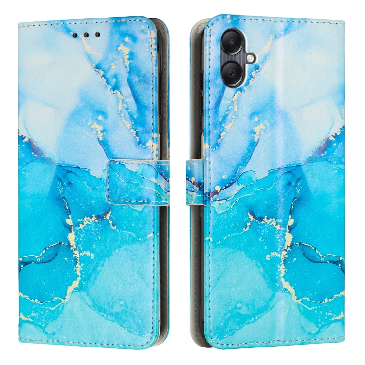 Custodia per telefono in pelle con motivo in marmo dipinto, For Samsung Galaxy A05, For Samsung Galaxy A05S 4G