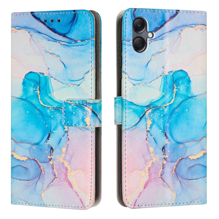 Custodia per telefono in pelle con motivo in marmo dipinto, For Samsung Galaxy A05, For Samsung Galaxy A05S 4G