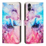 Custodia per telefono in pelle con motivo in marmo dipinto, For Samsung Galaxy A06, For Samsung Galaxy A15 4G / A15 5G, For Samsung Galaxy A55 5G, For Samsung Galaxy A35 5G
