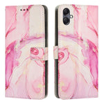 Custodia per telefono in pelle con motivo in marmo dipinto, For Samsung Galaxy A06, For Samsung Galaxy A15 4G / A15 5G, For Samsung Galaxy A55 5G, For Samsung Galaxy A35 5G
