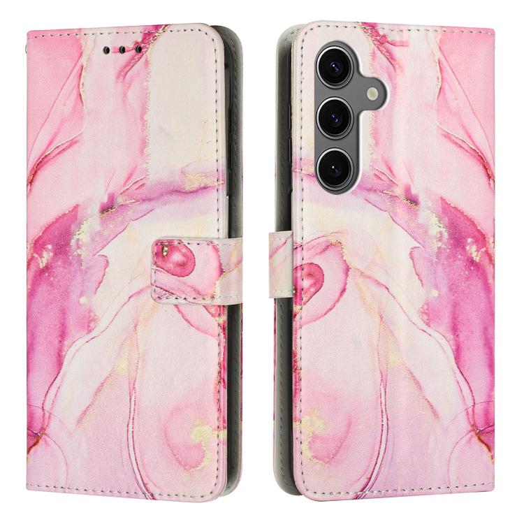 Custodia per telefono in pelle con motivo in marmo dipinto, For Samsung Galaxy A57 5G, For Galaxy A27 5G, For Samsung Galaxy A36 / A56, For Samsung Galaxy A16 4G / A16 5G / A26