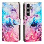 Custodia per telefono in pelle con motivo in marmo dipinto, For Samsung Galaxy S25 5G, For Samsung Galaxy S25+ 5G, For Samsung Galaxy S25 Ultra 5G, For Samsung Galaxy S24 FE 5G