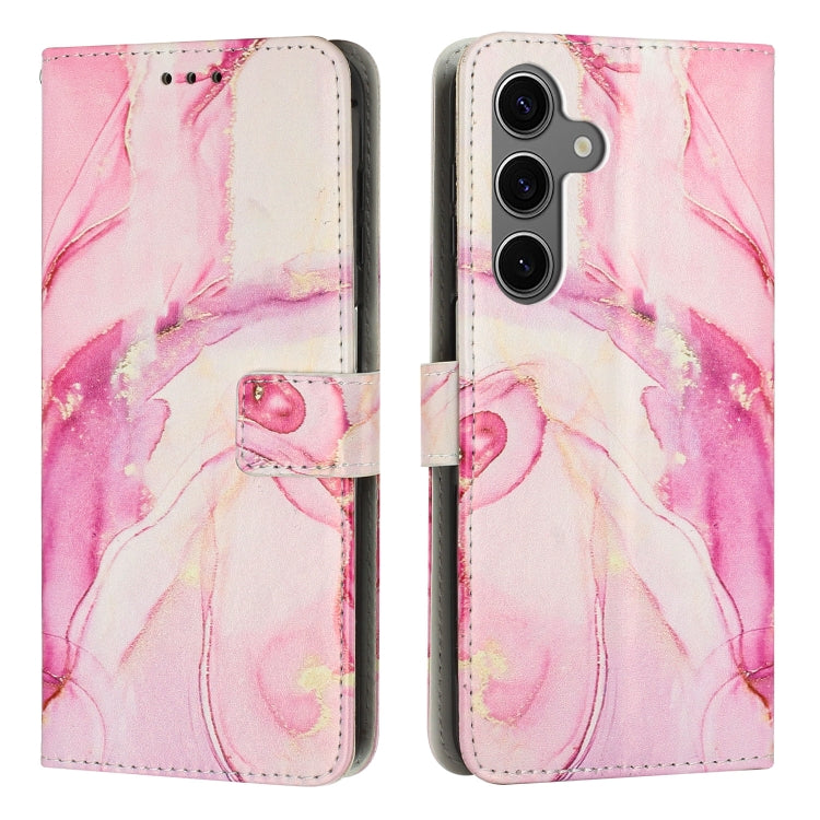 Custodia per telefono in pelle con motivo in marmo dipinto, For Samsung Galaxy S25 5G, For Samsung Galaxy S25+ 5G, For Samsung Galaxy S25 Ultra 5G, For Samsung Galaxy S24 FE 5G