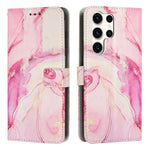 Custodia per telefono in pelle con motivo in marmo dipinto, For Samsung Galaxy S25 5G, For Samsung Galaxy S25+ 5G, For Samsung Galaxy S25 Ultra 5G, For Samsung Galaxy S24 FE 5G