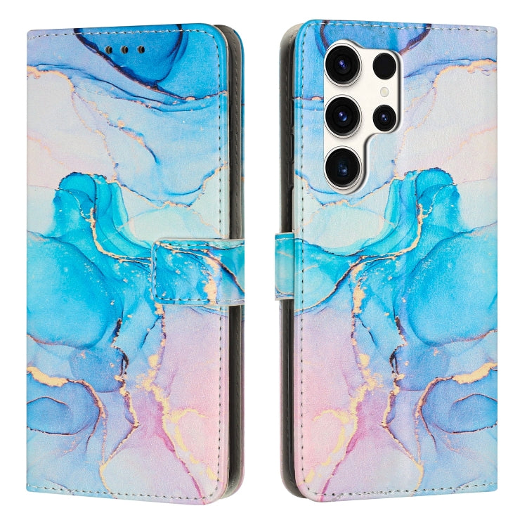 Custodia per telefono in pelle con motivo in marmo dipinto, For Samsung Galaxy S25 5G, For Samsung Galaxy S25+ 5G, For Samsung Galaxy S25 Ultra 5G, For Samsung Galaxy S24 FE 5G