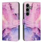 Custodia per telefono in pelle con motivo in marmo dipinto, For Samsung Galaxy S25 5G, For Samsung Galaxy S25+ 5G, For Samsung Galaxy S25 Ultra 5G, For Samsung Galaxy S24 FE 5G