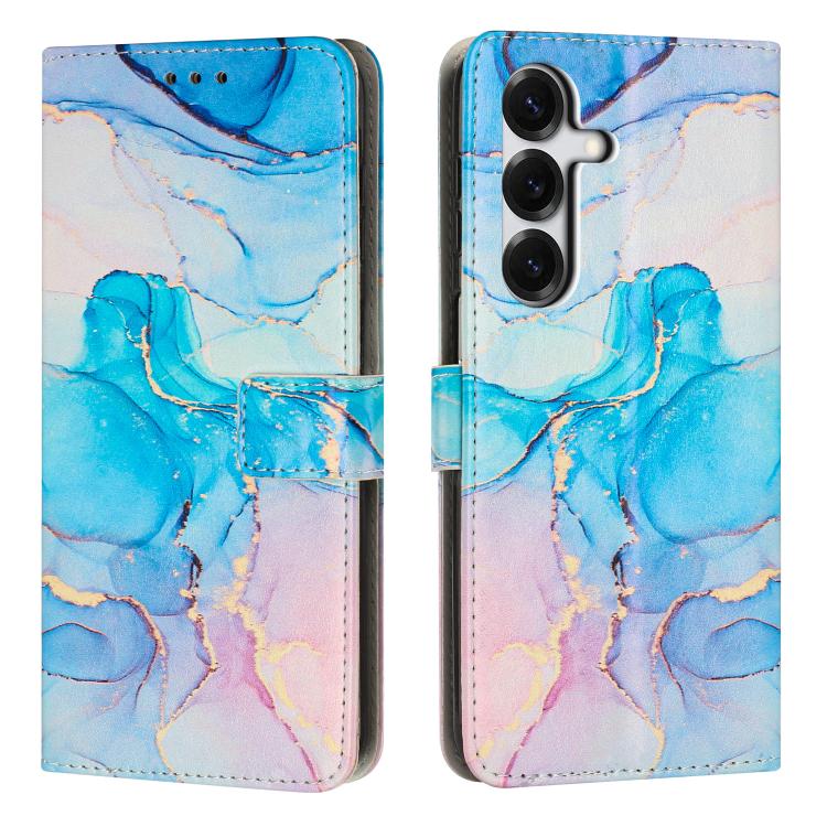 Custodia per telefono in pelle con motivo in marmo dipinto, For Galaxy S26 FE 5G, For Samsung Galaxy S26+ 5G, For Samsung Galaxy S26 Ultra 5G, For Samsung Galaxy S26 5G