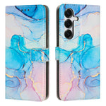 Custodia per telefono in pelle con motivo in marmo dipinto, For Galaxy S26 FE 5G, For Samsung Galaxy S26+ 5G, For Samsung Galaxy S26 Ultra 5G, For Samsung Galaxy S26 5G