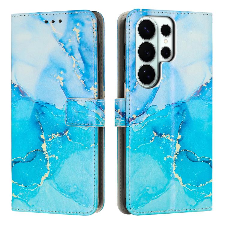 Custodia per telefono in pelle con motivo in marmo dipinto, For Galaxy S26 FE 5G, For Samsung Galaxy S26+ 5G, For Samsung Galaxy S26 Ultra 5G, For Samsung Galaxy S26 5G