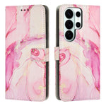 Custodia per telefono in pelle con motivo in marmo dipinto, For Galaxy S26 FE 5G, For Samsung Galaxy S26+ 5G, For Samsung Galaxy S26 Ultra 5G, For Samsung Galaxy S26 5G