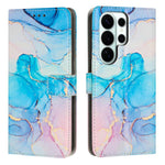 Custodia per telefono in pelle con motivo in marmo dipinto, For Galaxy S26 FE 5G, For Samsung Galaxy S26+ 5G, For Samsung Galaxy S26 Ultra 5G, For Samsung Galaxy S26 5G